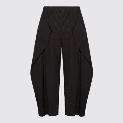 Issey Miyake Trousers Blacks And Greys In Black
