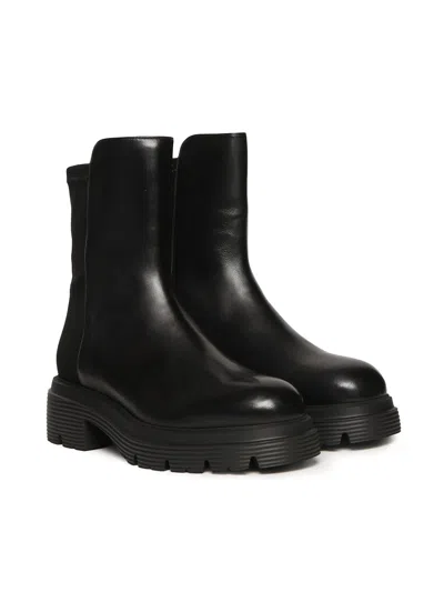 Stuart Weitzman 5050 Hudson Lite Bootie In Black