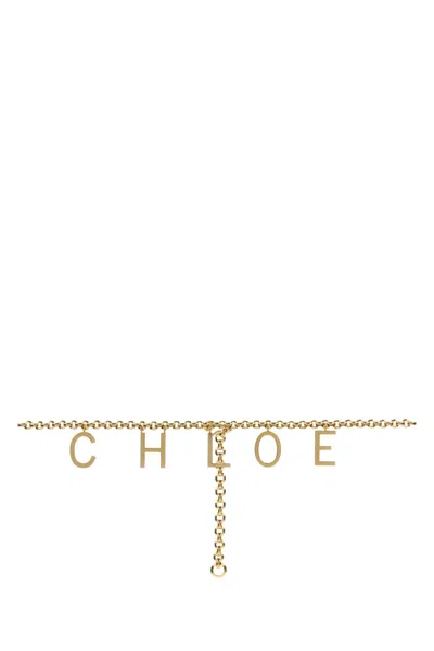 Chloé Chloe Women Gold Metal Belt In Gold