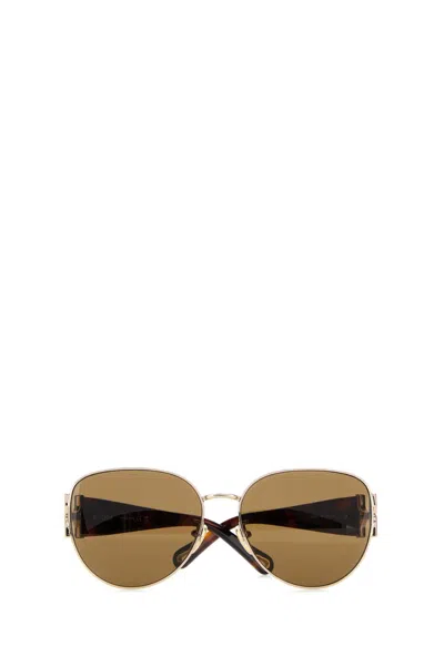 Chloé Chloe Women Multicolor Metal And Acetate Sunglasses In Gold