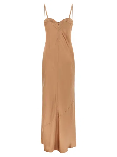 L'agence Sayla Maxi Dress In Neutral