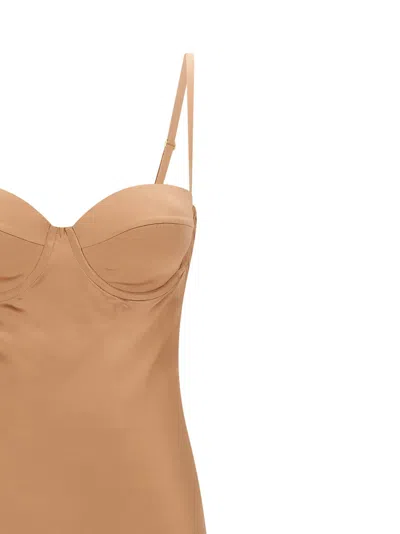 L'agence Sayla Maxi Dress In Neutral