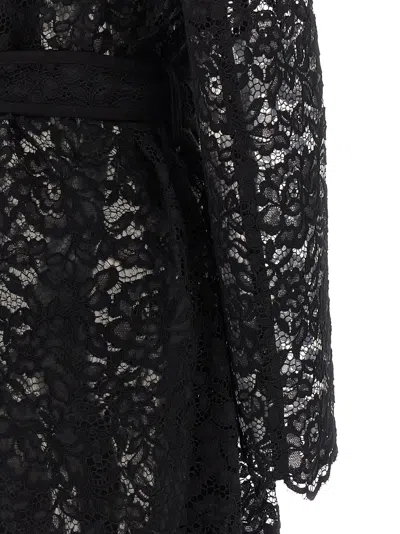 L'agence Amata Double-breasted Trench Coat In Burgundy