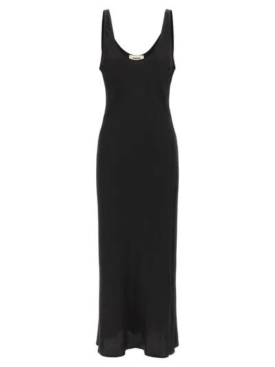 L'agence Akiya Midi Dress In Black