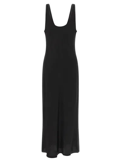 L'agence Akiya Midi Dress In Black
