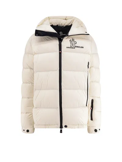 Moncler Isorno Technical Nylon Down Jacket In White