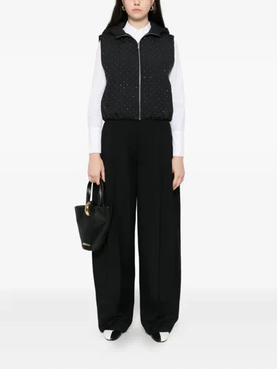 Maje Zip-fastening Gilet In Black