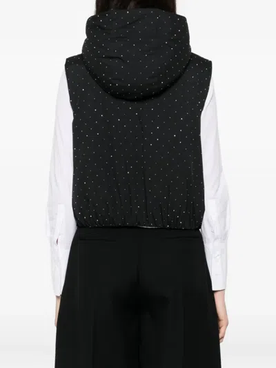 Maje Zip-fastening Gilet In Black