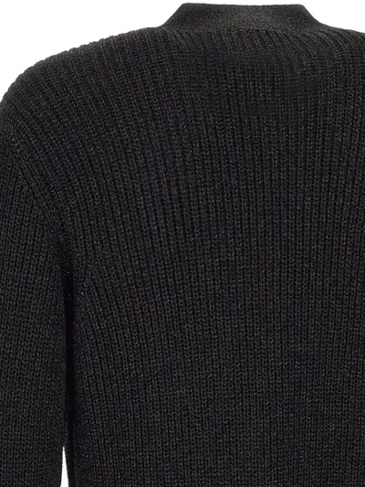 Emporio Armani Button-fastening V-neck Cardigan In Brown