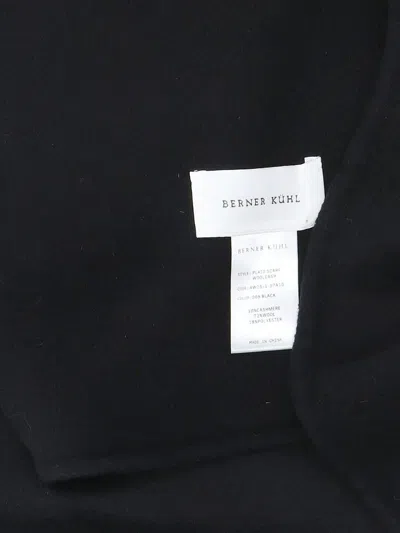 Berner Kuhl Wool And Cashmere Blend Scarf In Black