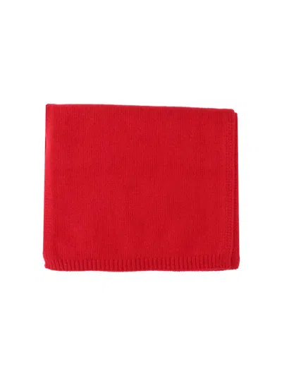 Studio Nicholson Rich Red Scarf With Smooth Texture And Versatile Design In Red