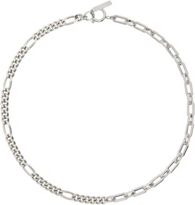 Justine Clenquet Ssense Exclusive Vesper Necklace In Silver