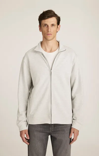 Mavi Edition Full Zip Sweatshirt In Kar Melange In Gray