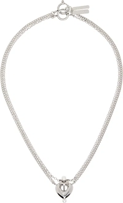 Justine Clenquet Eros Necklace In Metallic