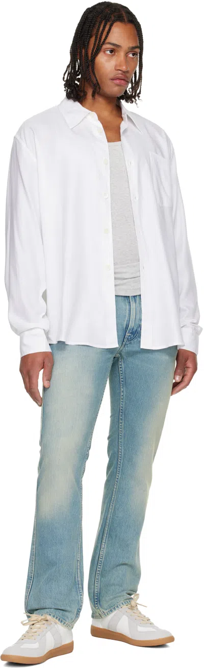 Nudie Jeans Blue Slim Jim Jeans In Blue