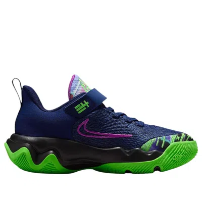Nike (ps)  Giannis Immortality 4 'space Blue Impact Green Bright Purple Black' In Multi