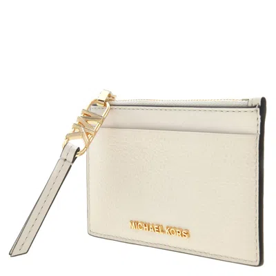 Michael Kors Empire Small Card Case In Neutral