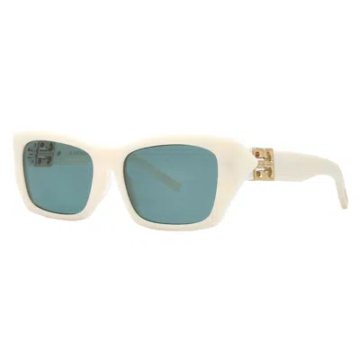 Givenchy Gv40103i 4g Liquid 21n Bianco Lucido Sunglasses In White