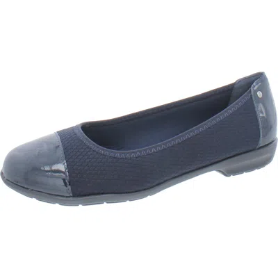 Walking Cradles Felicity Womens Patent Slip On Flats In Blue