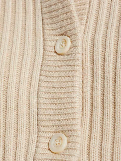 Max Mara Long-sleeved Sweater Jacket In Black