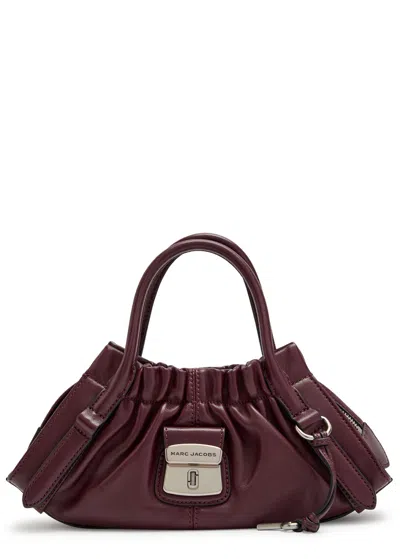 Marc Jacobs The Cristina Small Satchel Leather Cross-body Bag In Purple