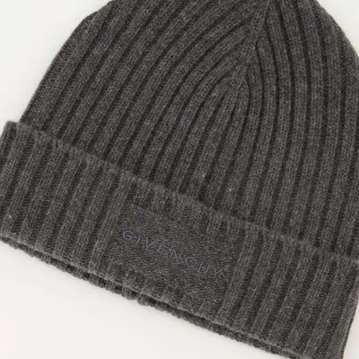 Givenchy Wool Beanie Hat In Gray