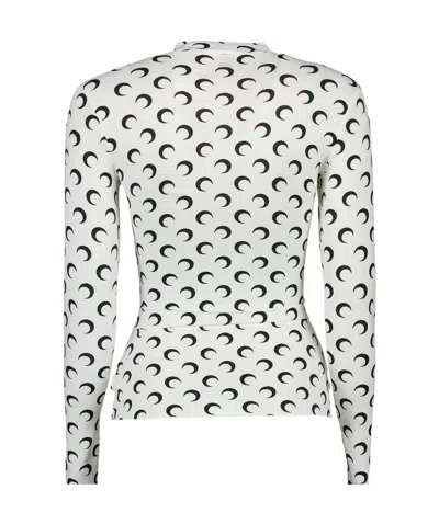 Marine Serre Second Skin Moon-print Top In Multi