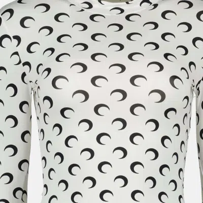 Marine Serre Second Skin Moon-print Top In Multi