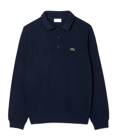 Lacoste Classic Fit Long-sleeved L.12.12 Polo In Blue