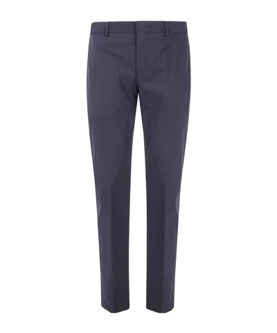 Pt01 Belt Loop Casual Pants In Blue