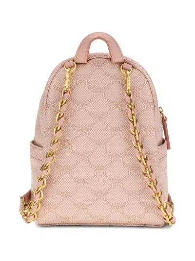 Mcm Stark Lauretos Chain Backpack In Pink