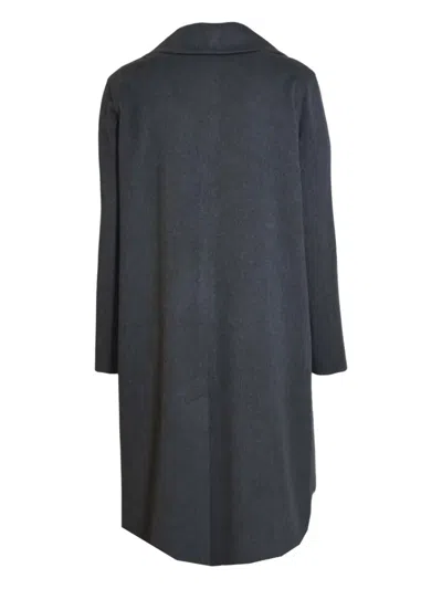 Tagliatore Button-fastening Coat In Gray