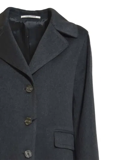 Tagliatore Button-fastening Coat In Gray