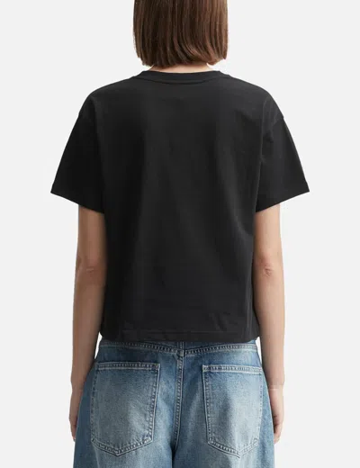 Apc Boxy Micro Logo T-shirt In Black
