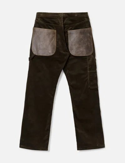 Junya Watanabe Cotton Corduroy Pants In Brown