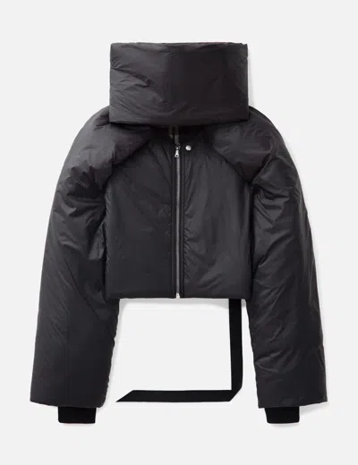 Rick Owens Drkshdw Convertible Jacket In Nylon In Black