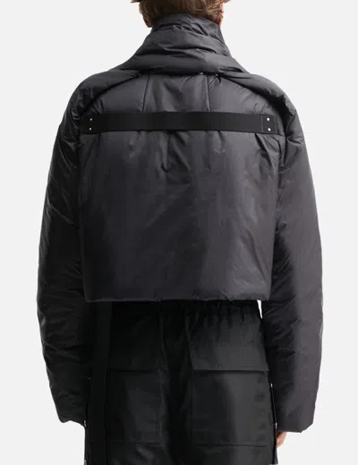 Rick Owens Drkshdw Convertible Jacket In Nylon In Black