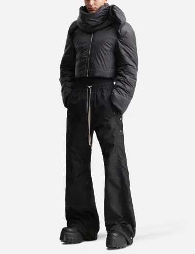 Rick Owens Drkshdw Convertible Jacket In Nylon In Black