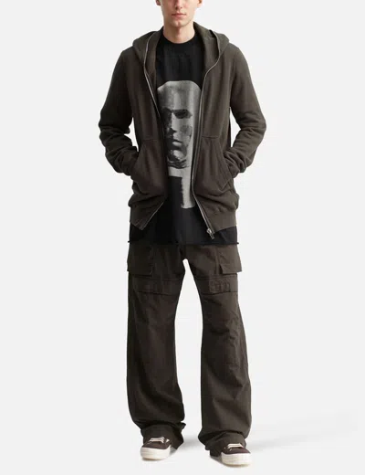 Rick Owens Drkshdw Gimp Hoodie In Brown