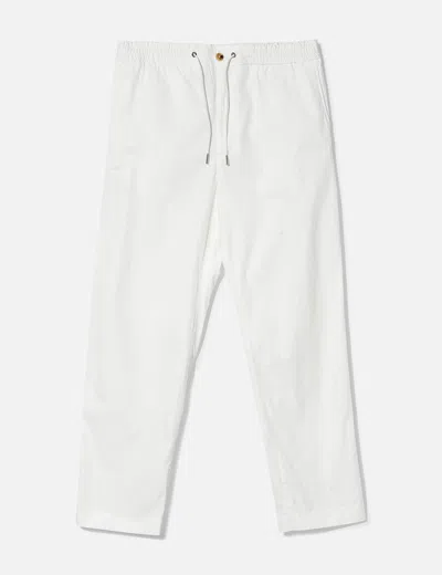 Moncler Gray Drawstring Track Pants In Grey Melange 986