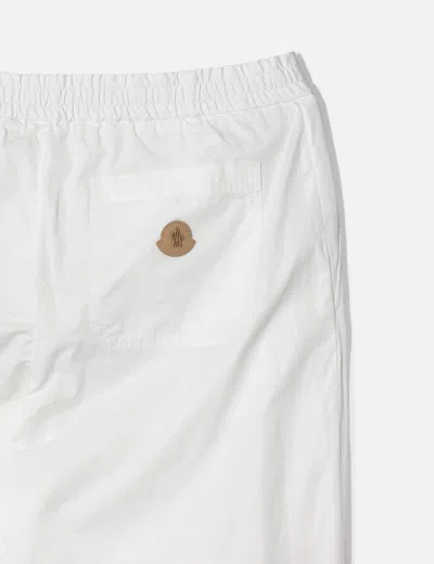 Moncler Gray Drawstring Track Pants In Grey Melange 986
