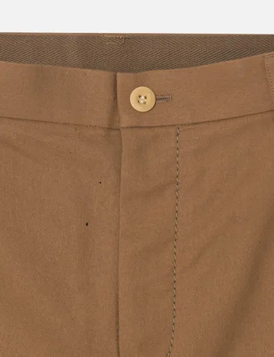 Sacai Leg Cuff Layered Pants In Brown