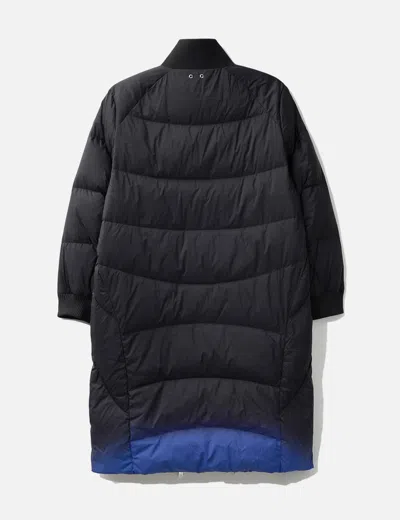Team Wang Design Fila Puffer Coat In Black