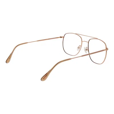 Andy Wolf Red Unisex Optical Frames In Gold