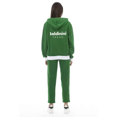 Baldinini Trend Green Cotton Tracksuit In Green