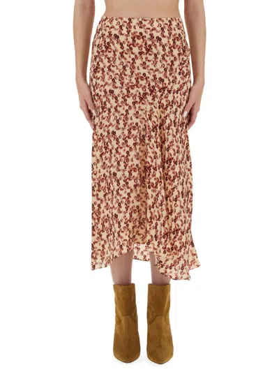 Isabel Marant "lisanne" Skirt In Multi