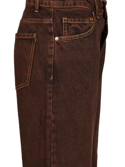 Federica Tosi Balloon Jeans Brown In Brown