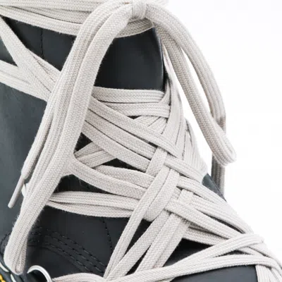 Dr. Martens X Rick Owens 1460 Quad Sole Megalace Combat Boots In Black