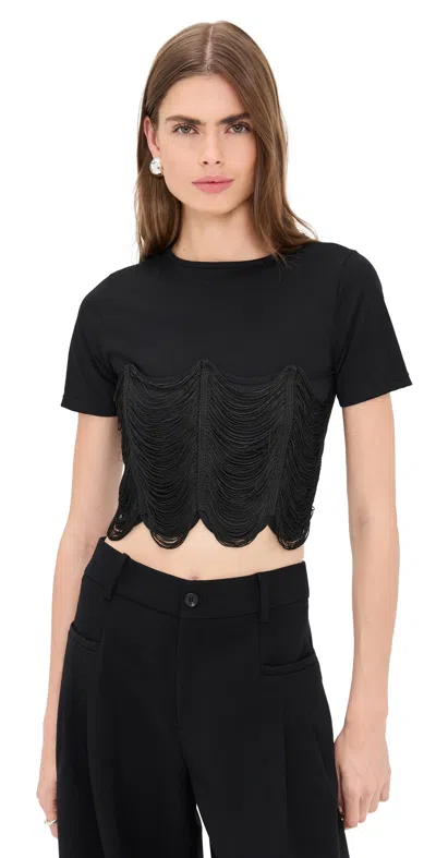 Azulu Iris Top Black In Black