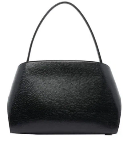 Ferragamo Structured Handbag With Fold-over Design And Gold-tone Hardware In Multi